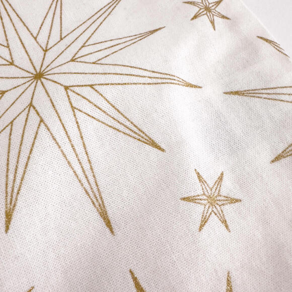 H&M Home Gold Mid Centery Modern Star Pattern Pillow Cover 20 x 20 - Picture 4 of 5